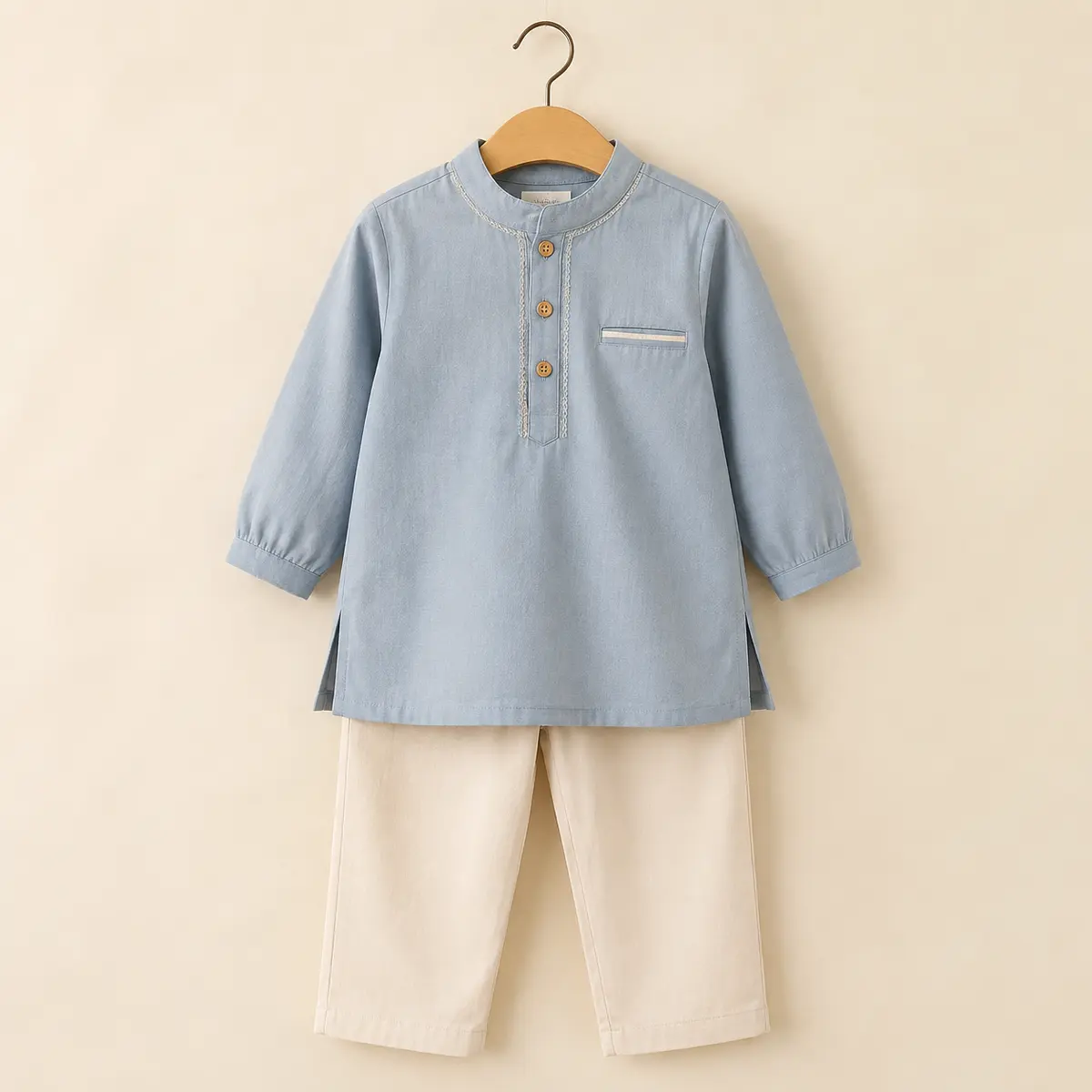 Conjunto infantil de algodón